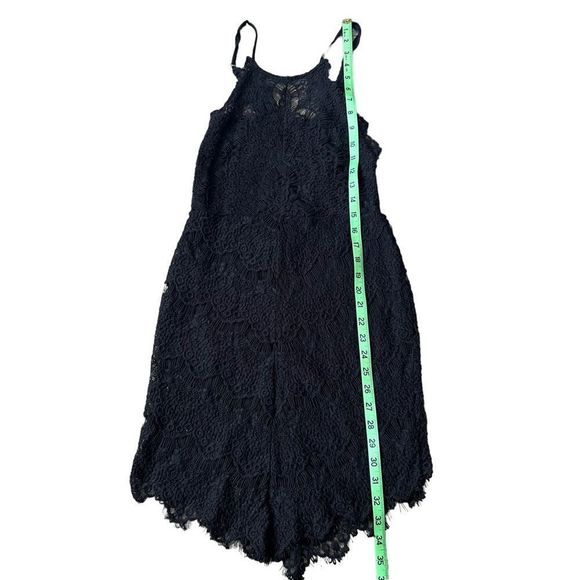Intimately Free People She's Got It Dress Womens XS Black Lace Asymmetrical Hem - Picture 7 of 8